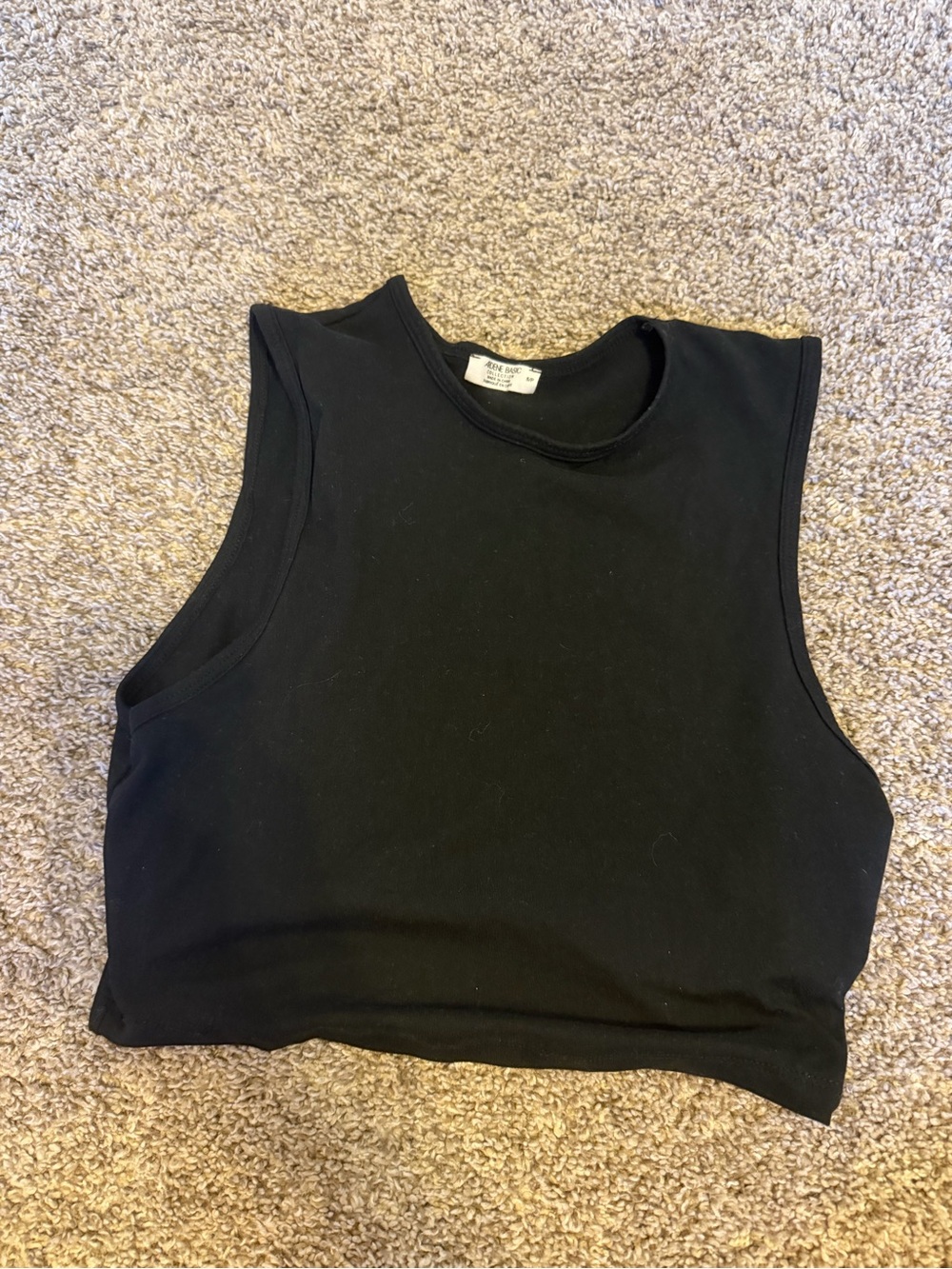 Ardene Black Cropped Tank Top - Women